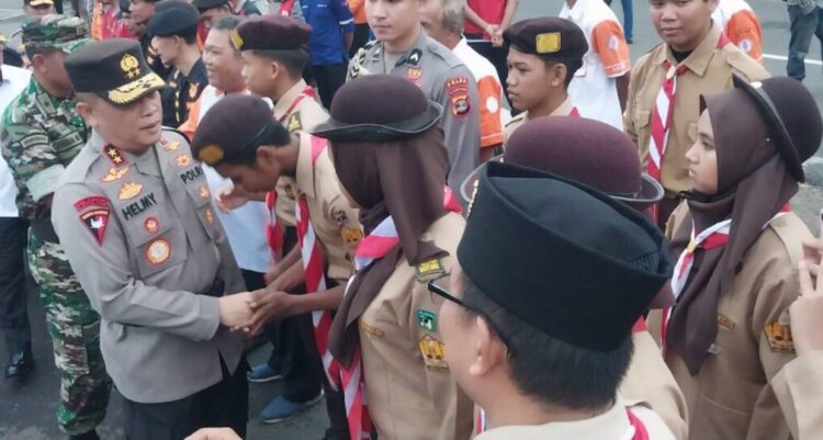 Kwarda Lampung Hadiri Apel Gelar Pasukan Operasi Ketupat Krakatau 2024