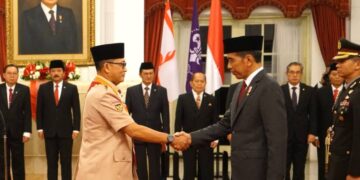 Presiden RI Lantik Pengurus Kwarti Nasional Gerakan Pramuka