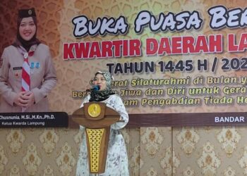 Saat Buka Puasa Bersama, Ketua Kwarda Lampung Ajak Pengurus  Tingkatkan Kebersamaan