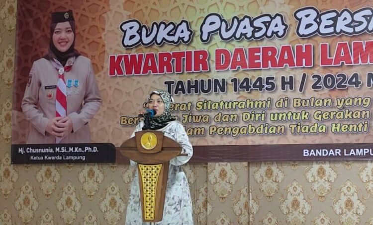 Saat Buka Puasa Bersama, Ketua Kwarda Lampung Ajak Pengurus Tingkatkan Kebersamaan