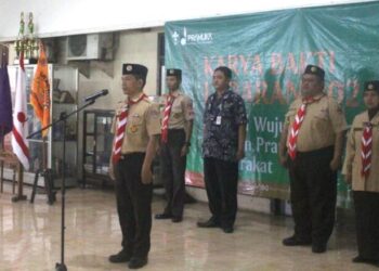 Apel Penutupan Karya Bakti Lebaran Kwarcab Kota Pekalongan Tahun 2024