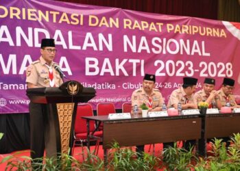 Buka Orientasi Kepramukaan, Ketua Kwarnas Sampaikan Nawa Karya Gerakan Pramuka