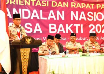 Ketua Kwarnas Ajak Andalan Nasional Tumbuhkan Semangat Persatuan dan Persaudaraan Antar Pramuka