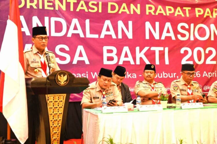 Ketua Kwarnas Ajak Andalan Nasional Tumbuhkan Semangat Persatuan dan Persaudaraan Antar Pramuka
