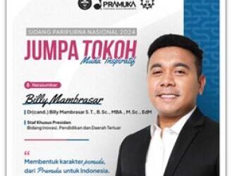 Billy Mambrasar, Staf Khusus Presiden Menyapa Peserta Sidparnas 2024