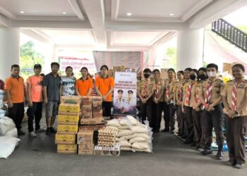 Dewan Saka SAR Manado Bantu Posko Bantuan Bencana Gunung Ruang Sulawesi Utara